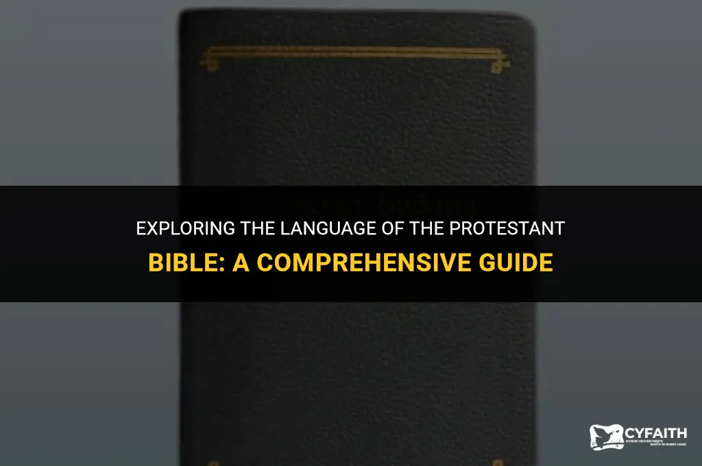 what language is the protestant bible in