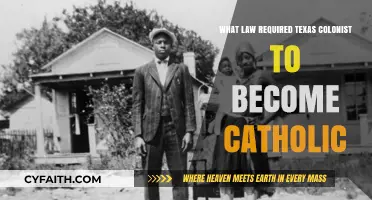 Texas Colonists: Catholic Conversion Law