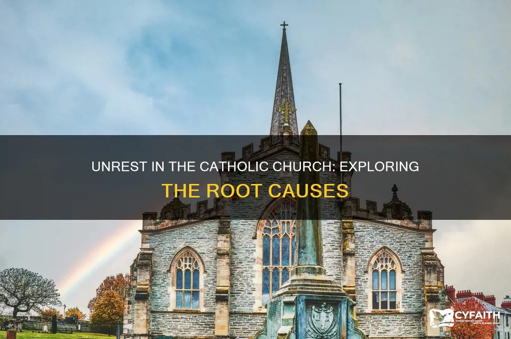 what lead to unrest in the catholic chruch