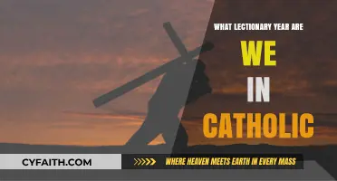 Catholic Lectionary Year: What's the Current Cycle?