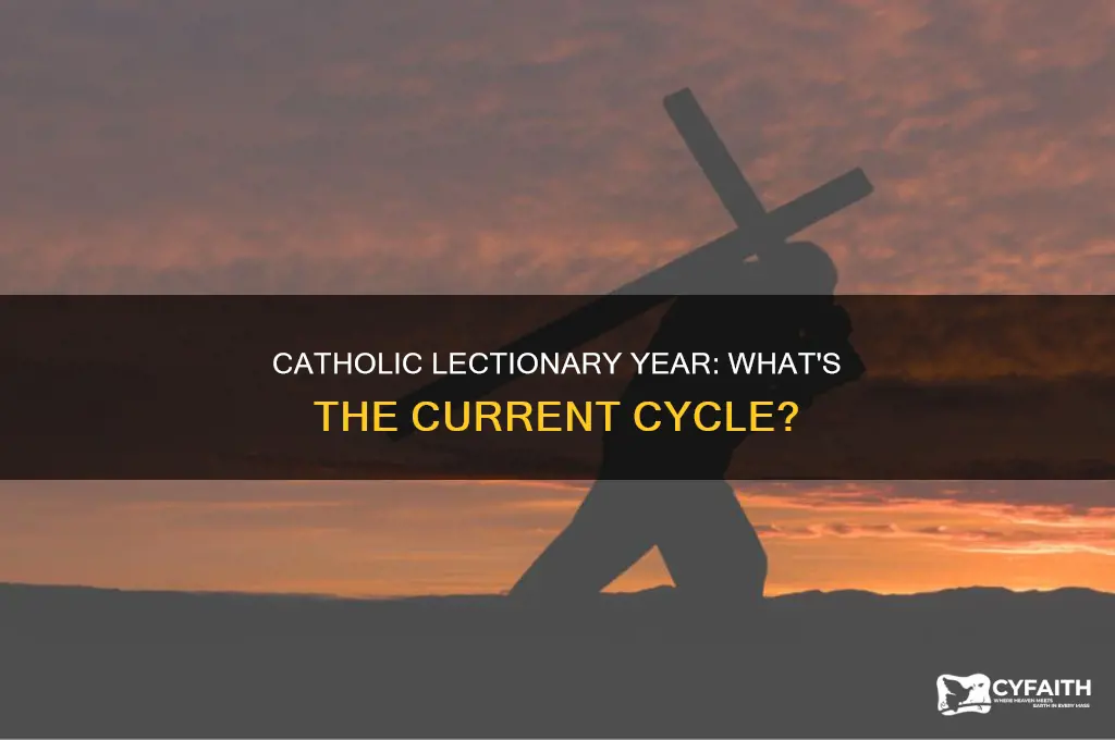 what lectionary year are we in catholic