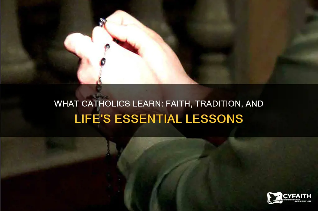 what lessons do catholics learn