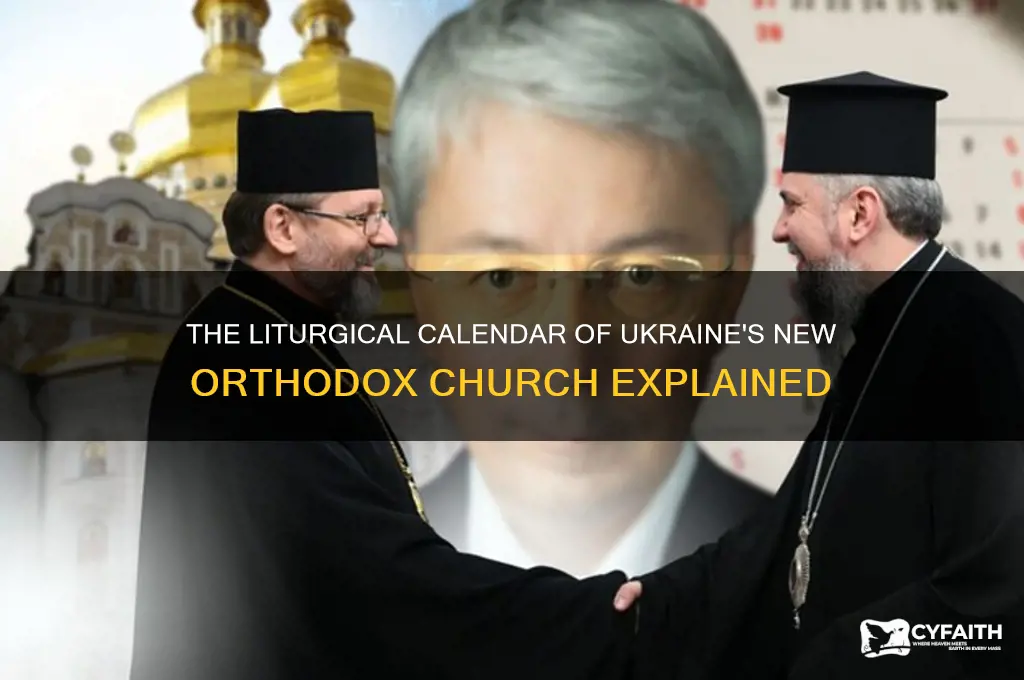 what liturgical calendar used in new orthodox church ukraine