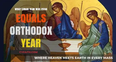 Lunar Year 2556: Unveiling Its Orthodox Calendar Equivalent