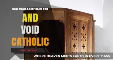 The Validity of Confessions in the Catholic Church
