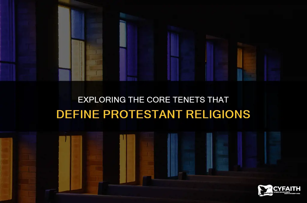 what makes a religion protestant