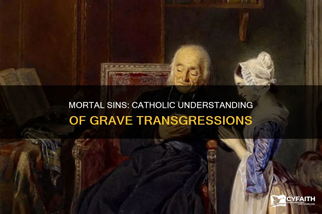 what makes a sin mortal catholic