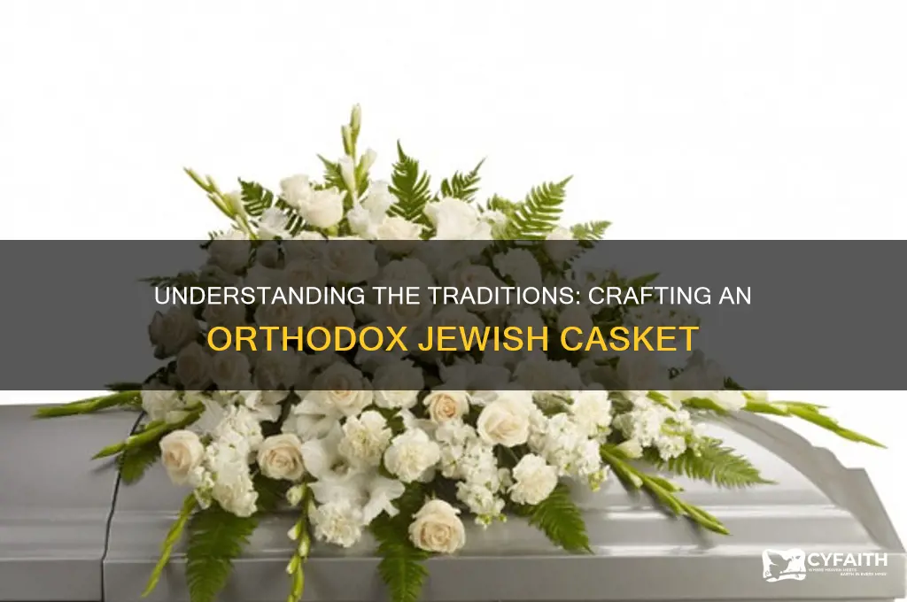 what makes for an orthodox jewish casket