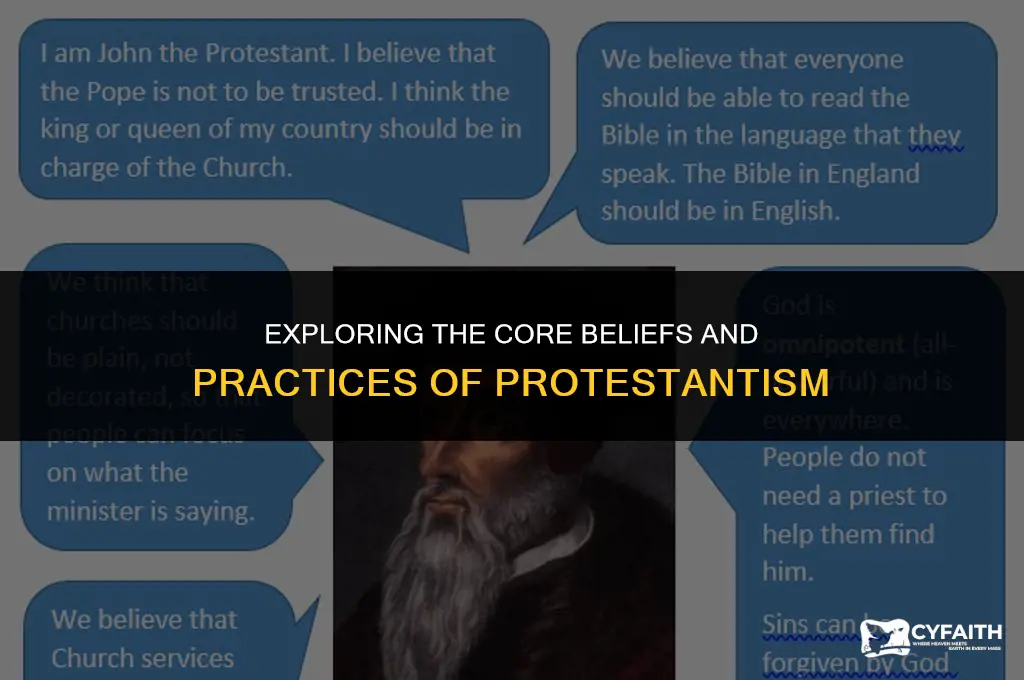 what makes up the protestant religion