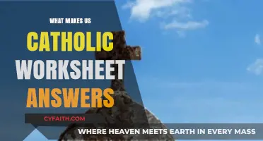 Catholic Worksheet Answers: What Makes Us Unique?