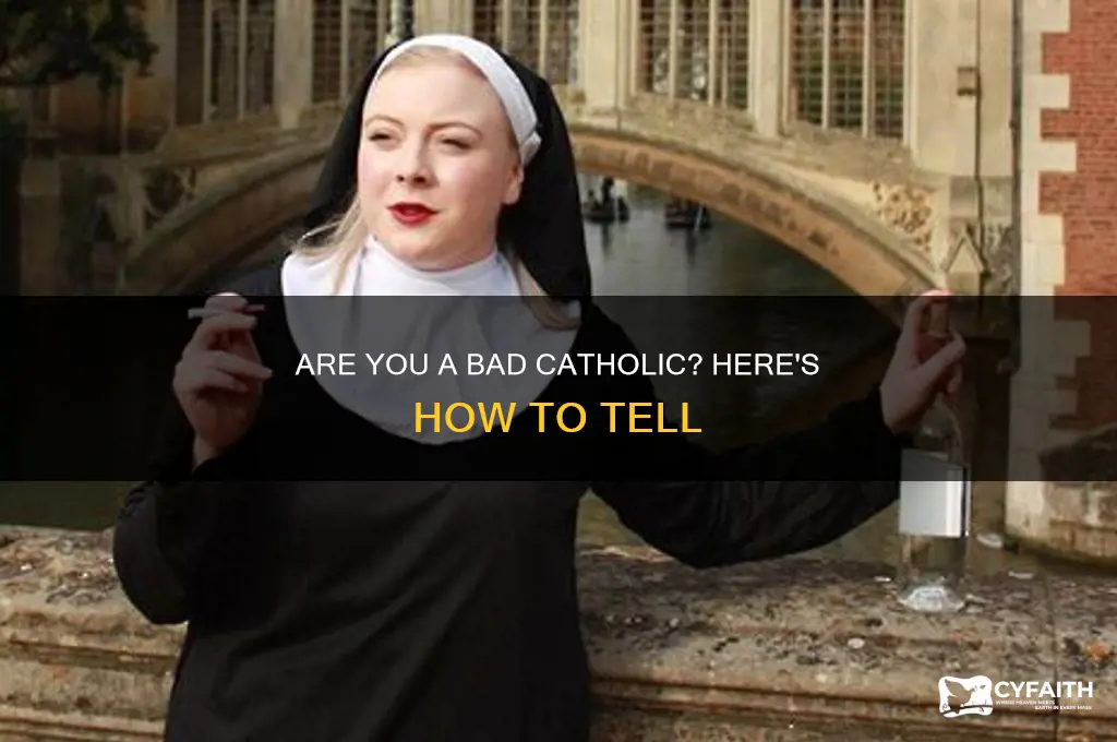 what makes you a bad catholic