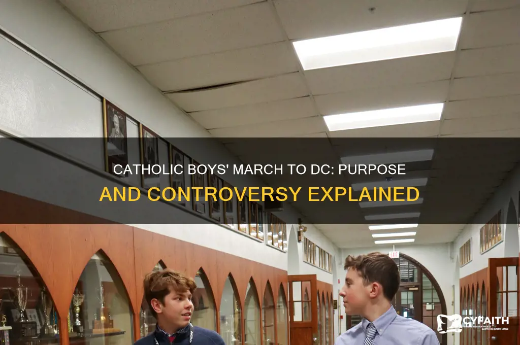 what march were the catholic boys going to in dc