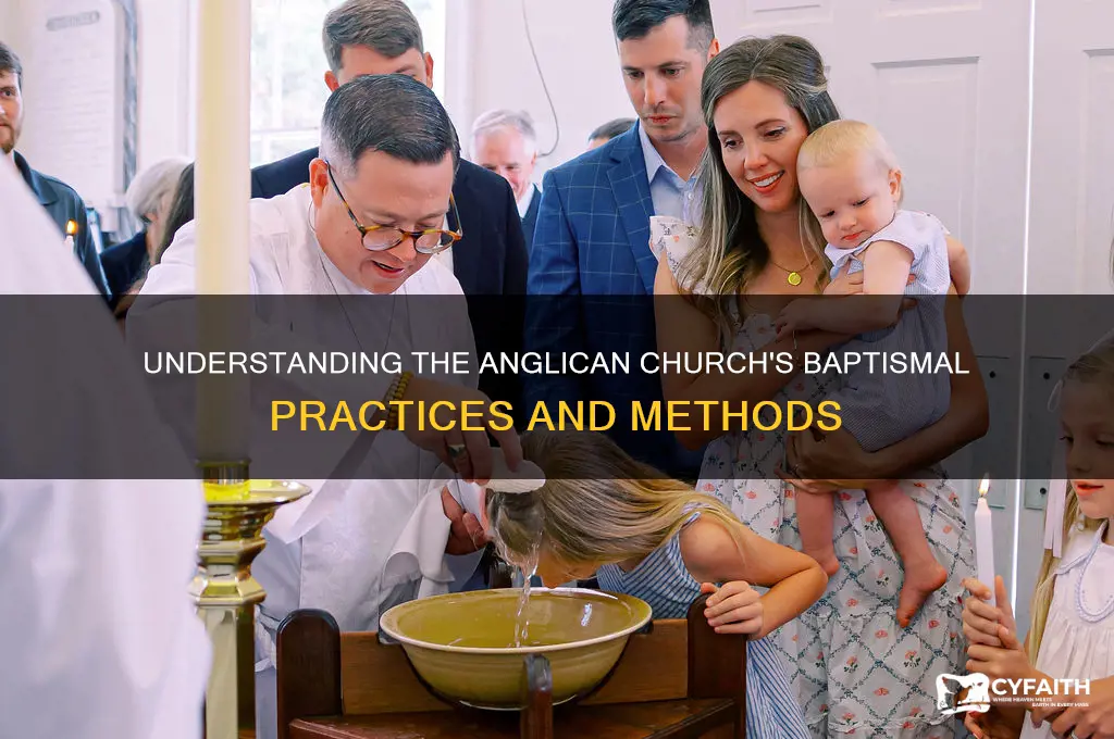 what method of baptism does anglican church