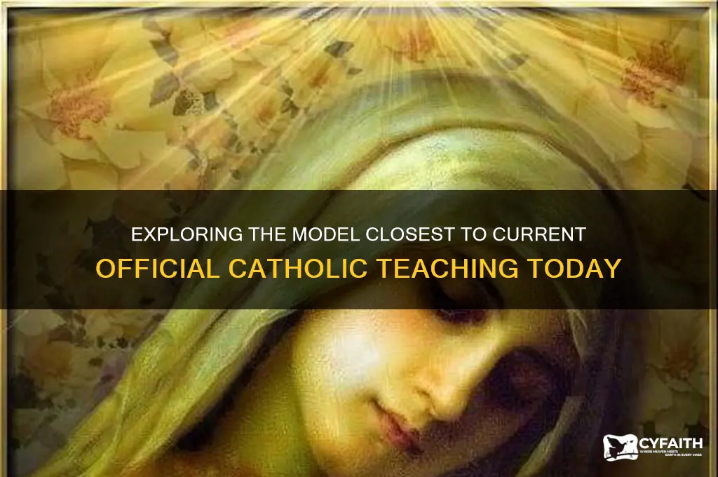 what model is closest to current official catholic teaching