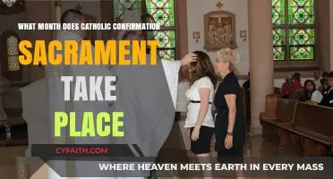 Catholic Confirmation Sacrament: Month of Occurrence