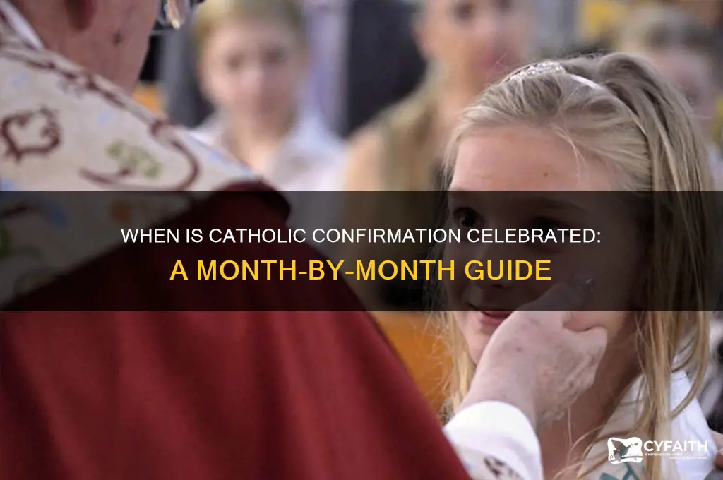 what month is catholic confirmation
