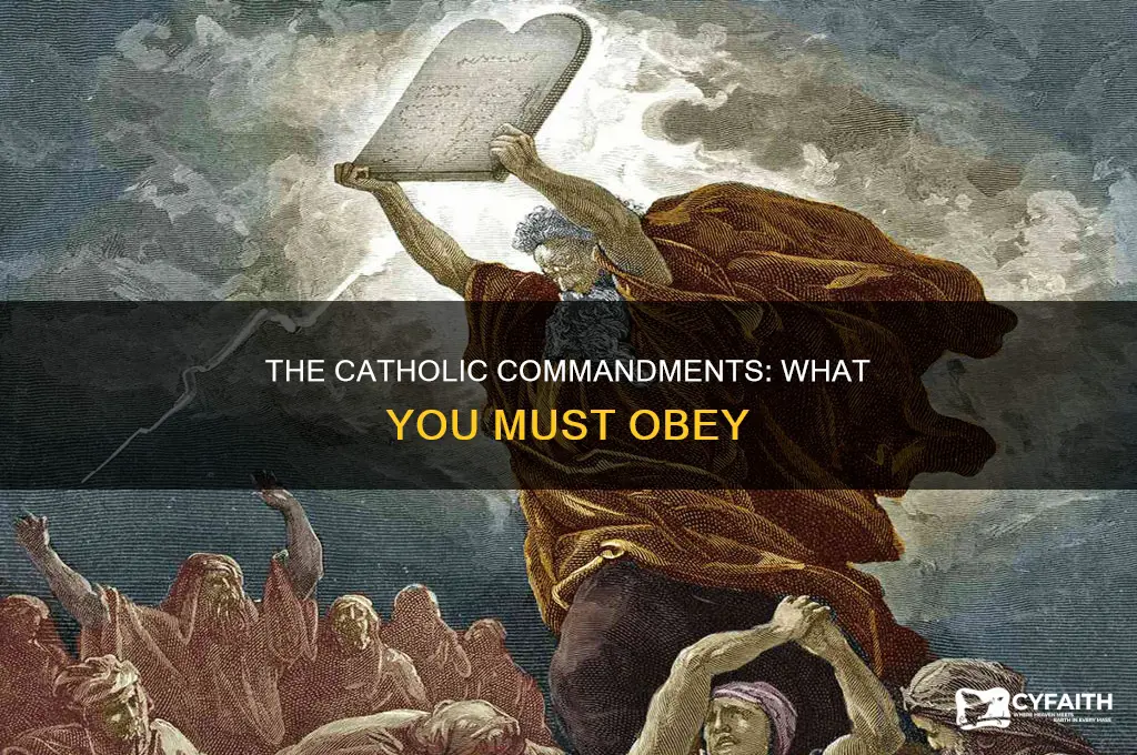 what must you obey in the catholic religion