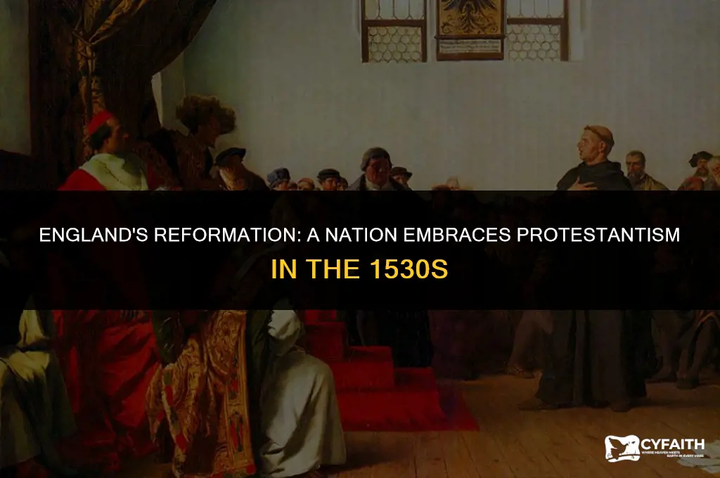 what nation became a protestant nation in the 1530s