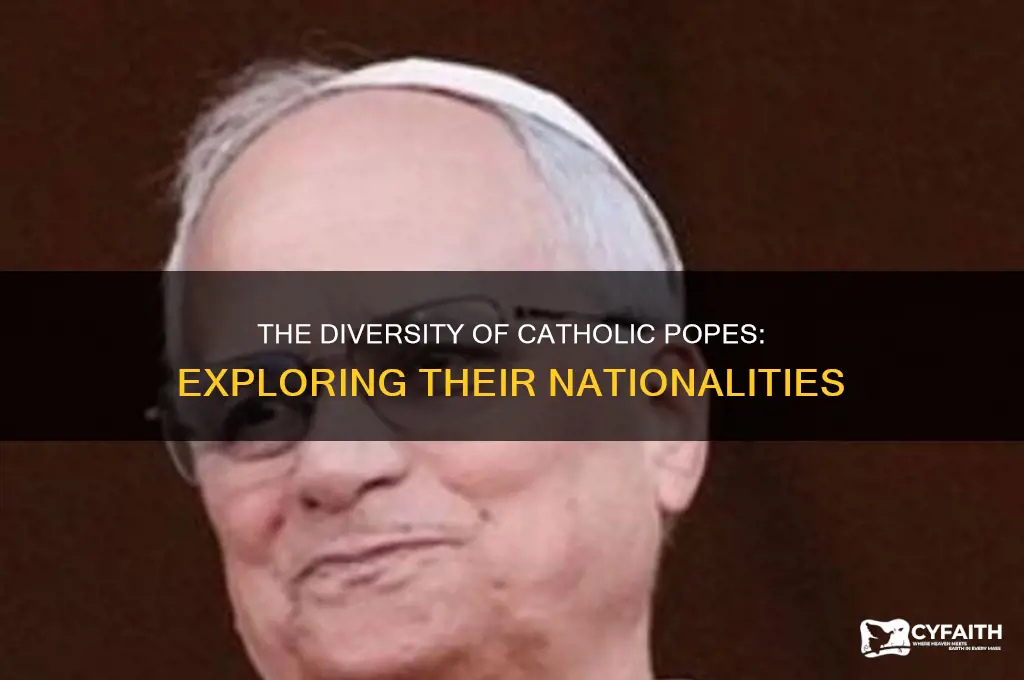 what nationalities have the catholic popes been
