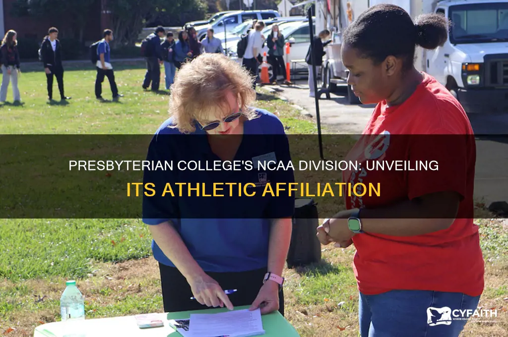 what ncaa division is presbyterian college