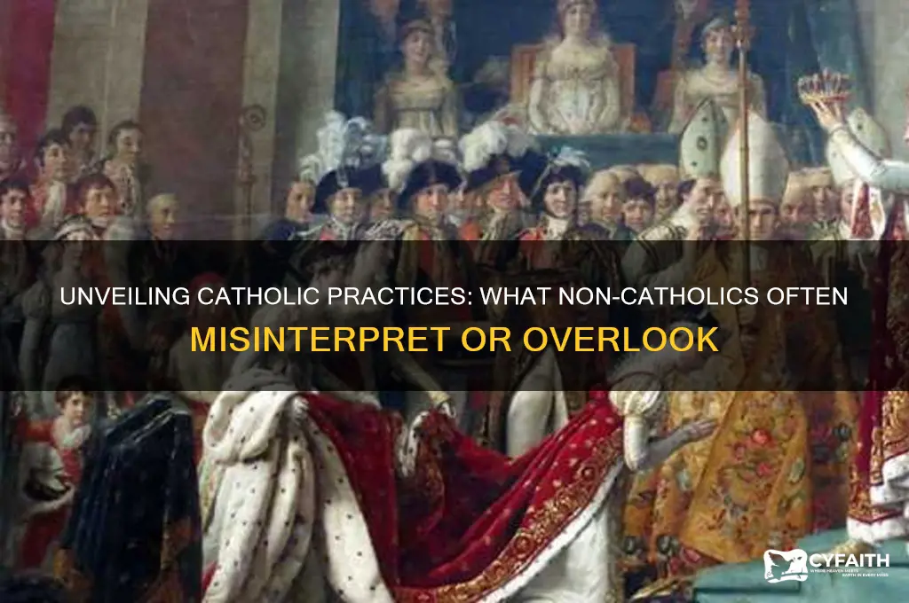 what non catholics dont undersyand