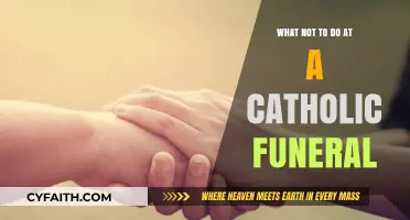 A Catholic Funeral: Avoid These Taboos