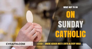 Sunday Sins: Catholics' Don'ts for the Lord's Day