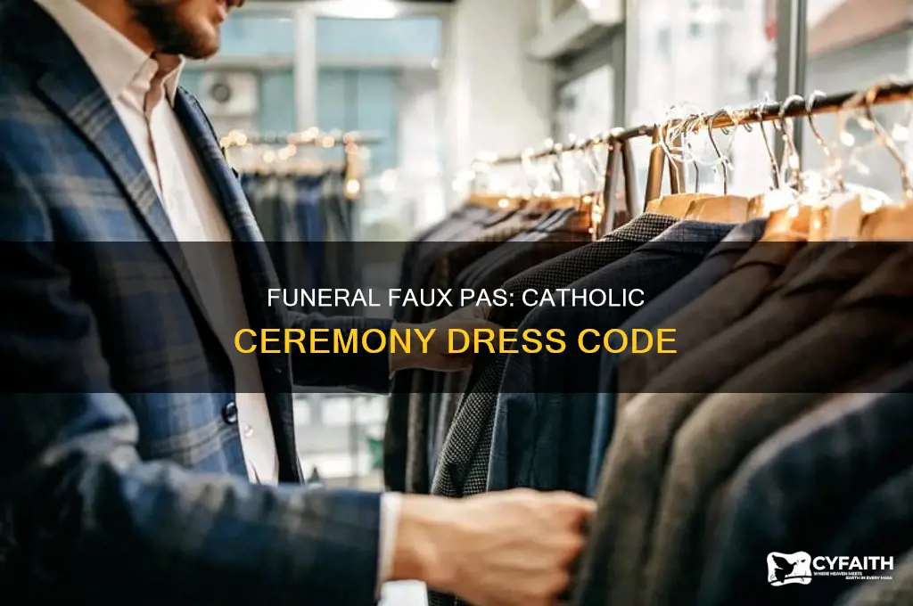 what not to wear at a catholic funeral