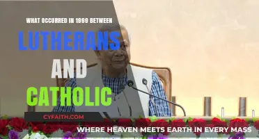 Catholics and Lutherans: A Historic 1999 Agreement