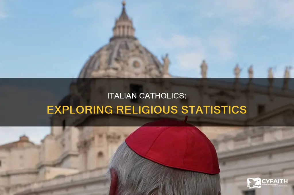 what of italians are catholic statistics