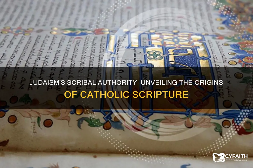 what office of judaism was responsible for writing scripture catholic