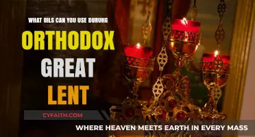 Orthodox Great Lent: Approved Oils for Observing the Fast