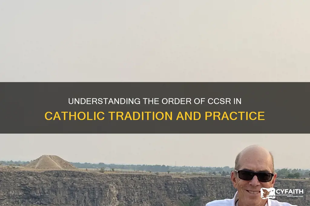 what order is ccsr catholic