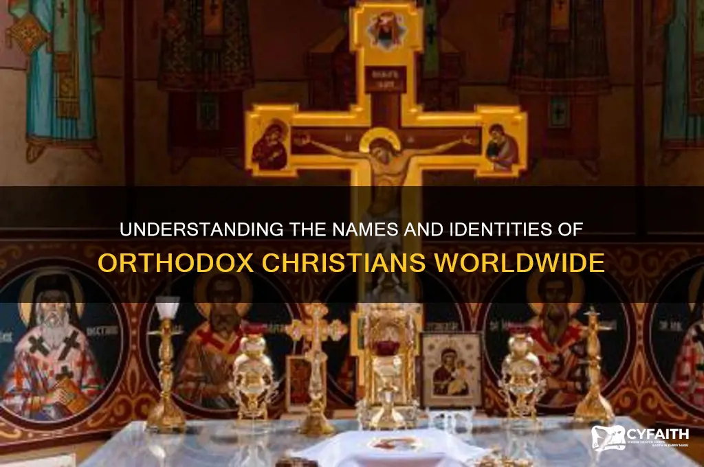 what orthodox christians called