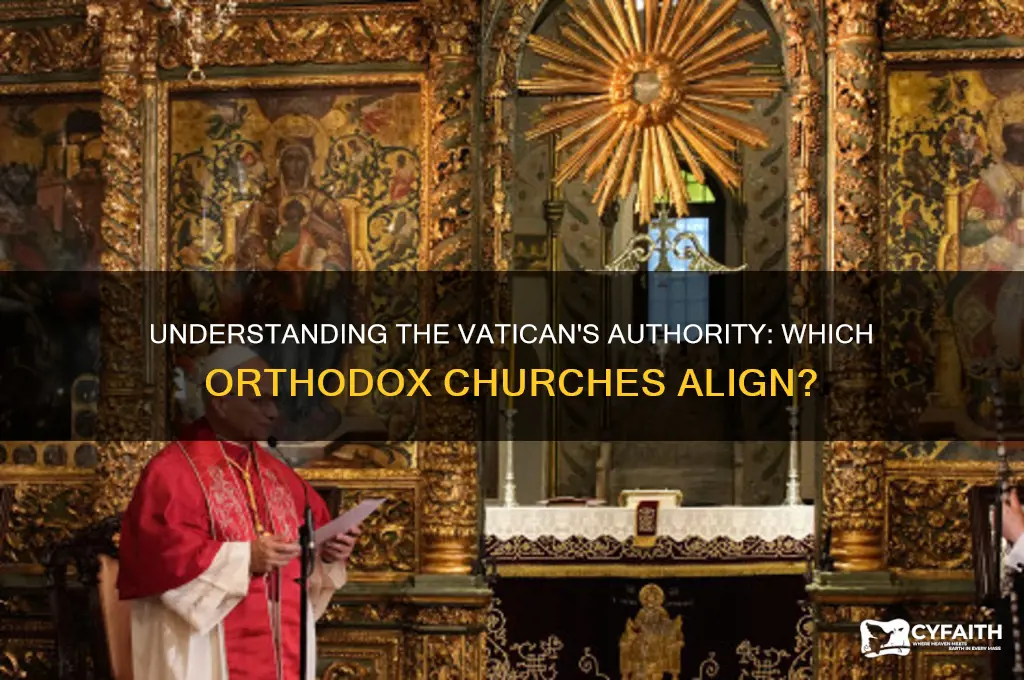 what orthodox church falls under the vatican