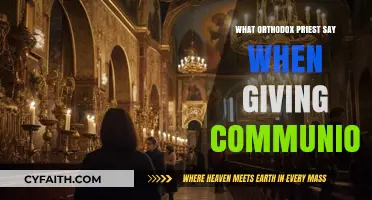The Sacred Words: Orthodox Priests' Communion Blessings Explained