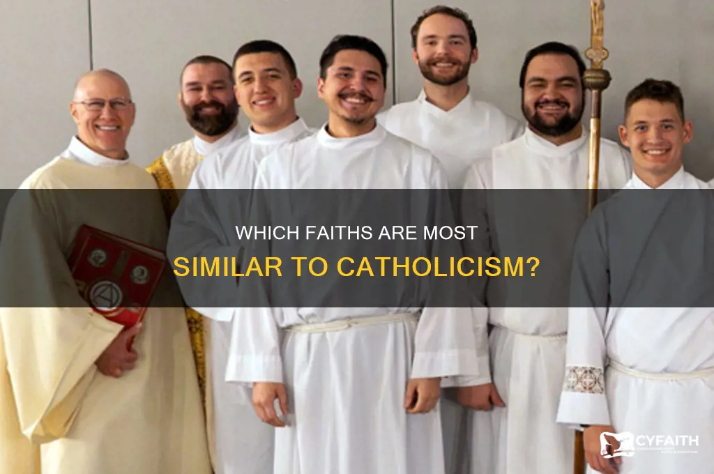 what other religion is closest to catholic