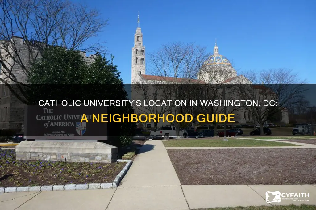 what part of dc is catholic university in trackid sp-006