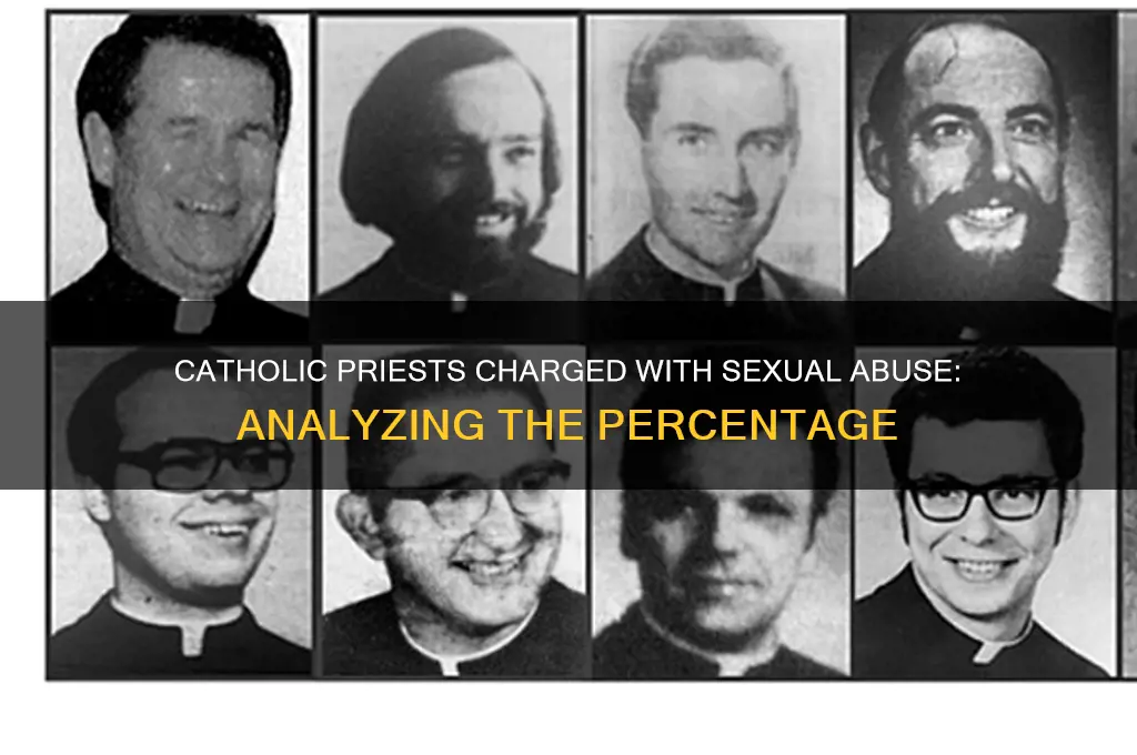 what percent of catholic priets charged with sexual abuse