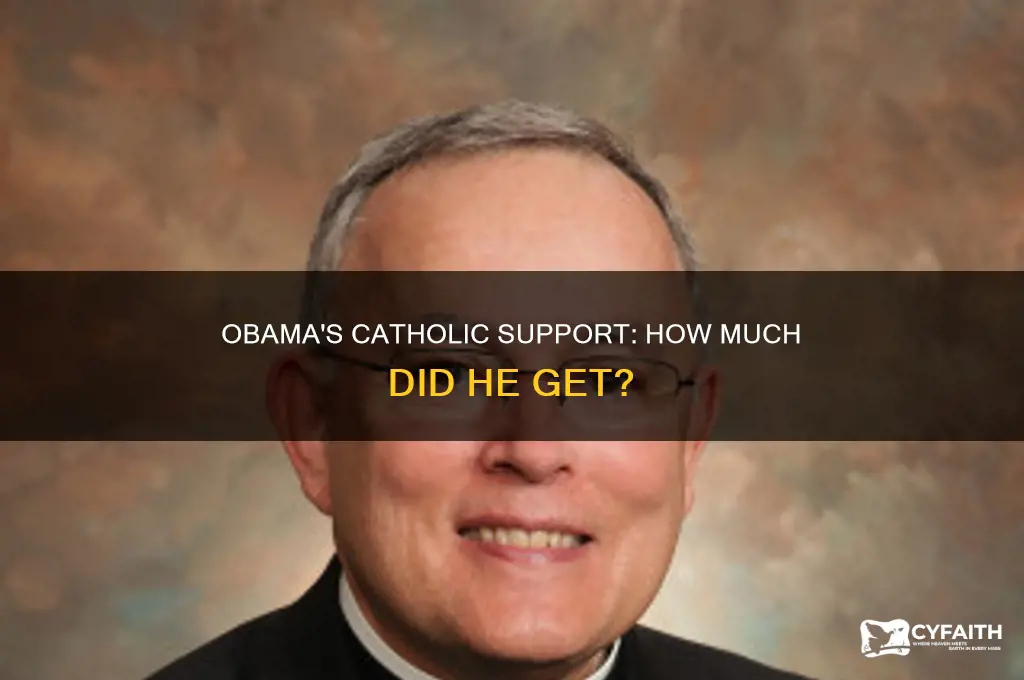 what percent of catholic vote did obama get