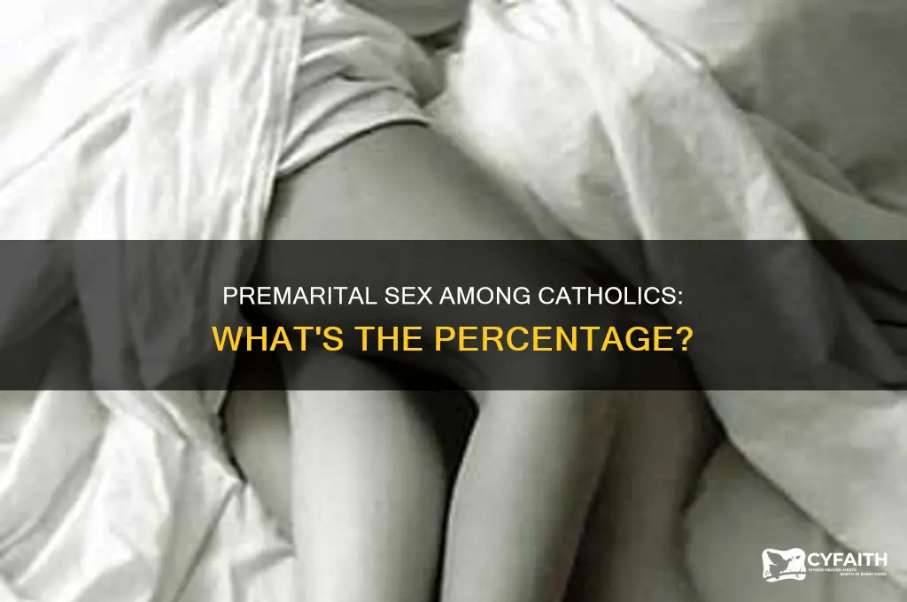 what percent of catholics have premarital sex