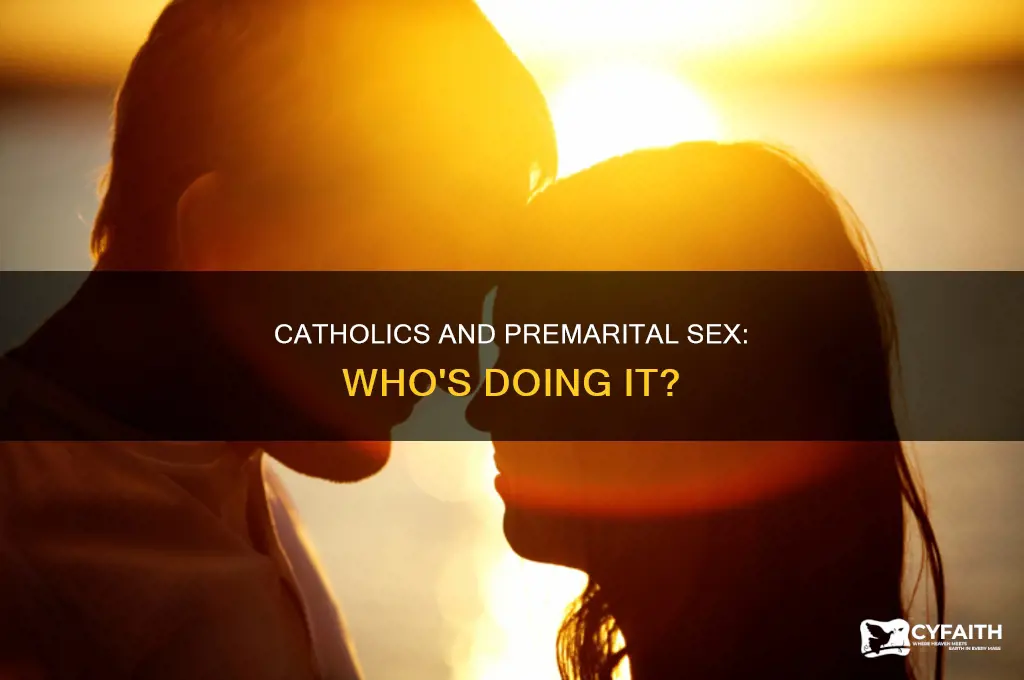 what percent of catholics have sex before marriage