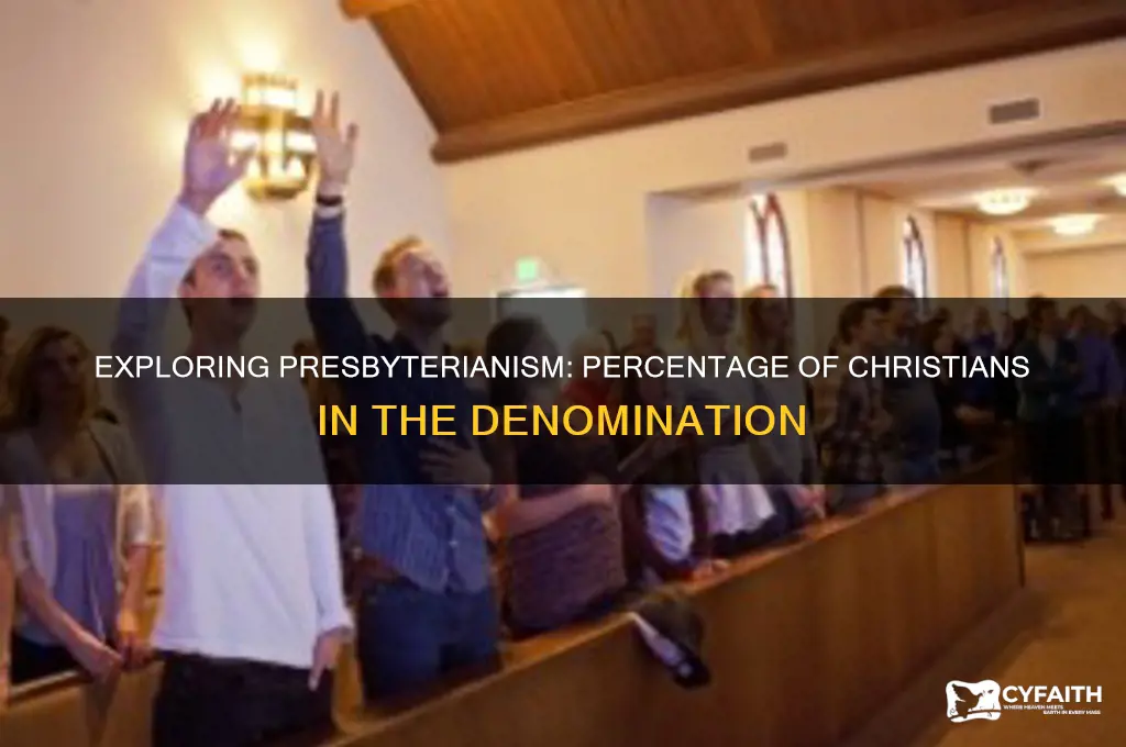 what percent of christians are presbyterian