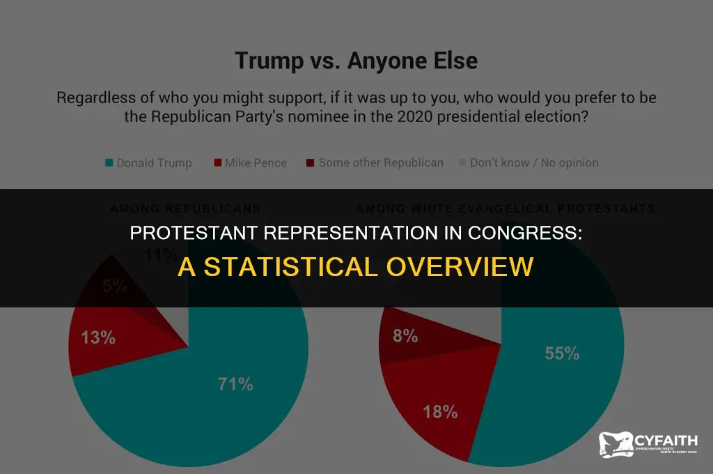 what percent of congress is protestant