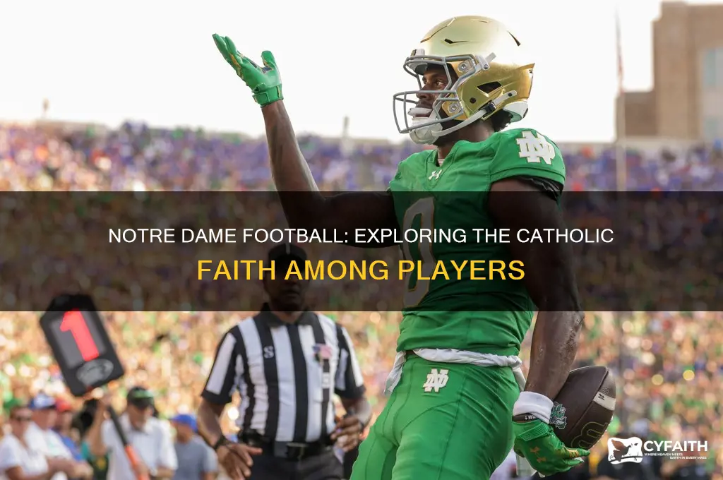 what percent of notre dame football players are catholic