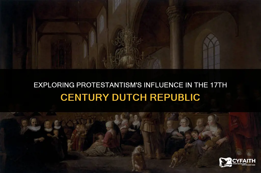 what percent of people were protestant 17th century dutch republic
