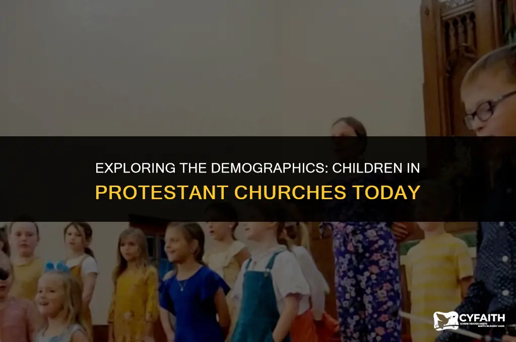 what percent of protestant churches are children