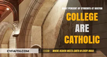 Boston College's Catholic Student Population: A Percentage Breakdown
