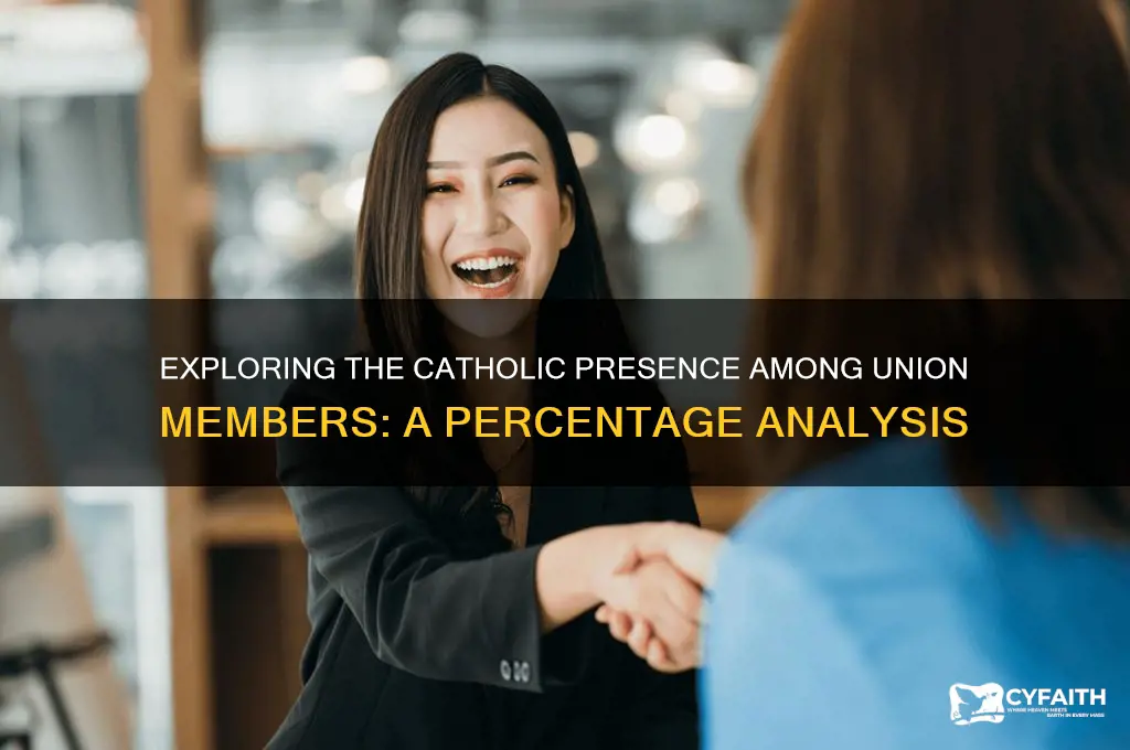 what percent of union members are catholic