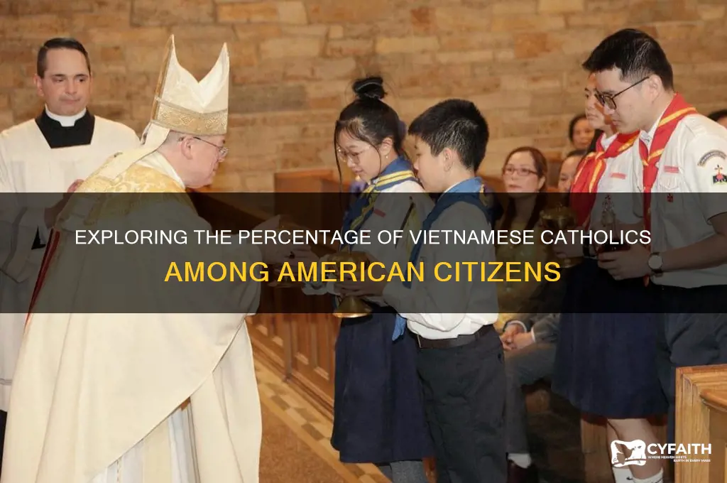 what percent of vietnamese are catholic in american citizens